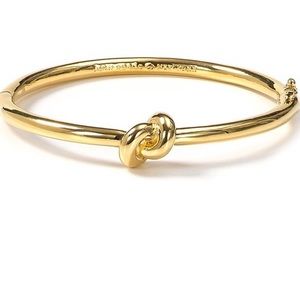 Kate Spade Sailor’s Knot Gold Hinge Bracelet